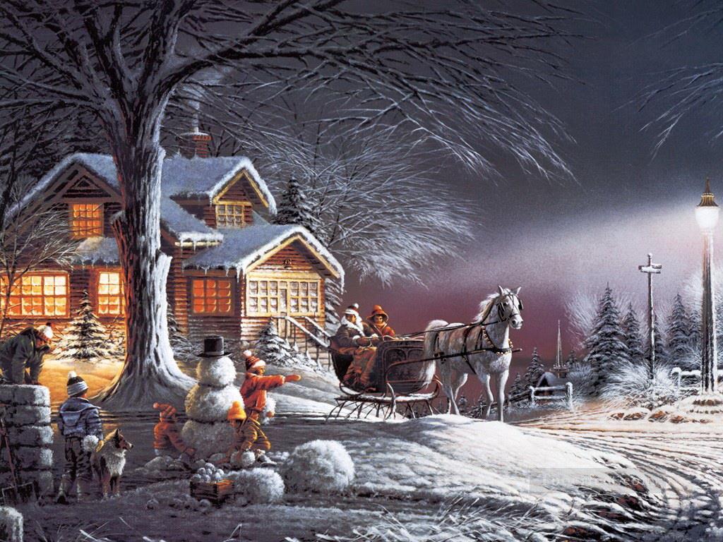 Terry Redlin Winter Wonderland Oil Paintings